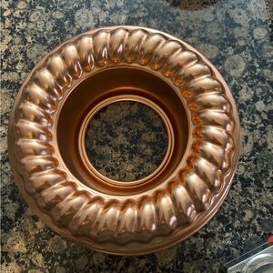 Vintage Copper Bundt Pan
